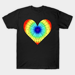 Spider Web Heart V25 T-Shirt